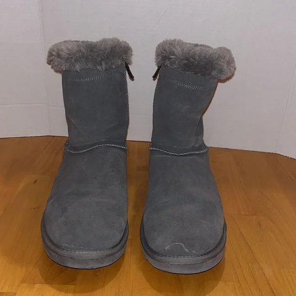 Lamo Boots womens size 10 zip sides - grey and multi-color - Picture 2 of 8